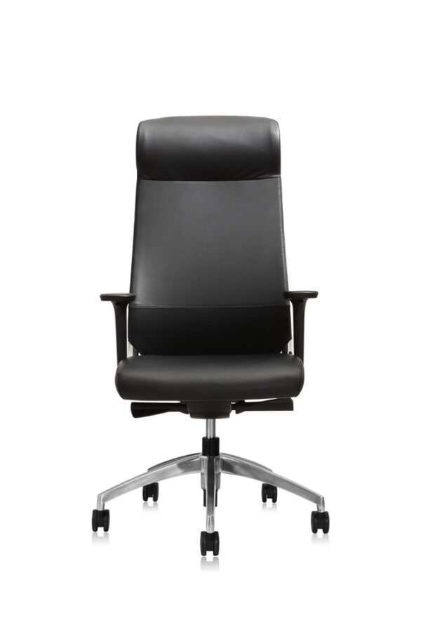 GOPS-E11MBKL/E11HBKL BURTON Leather Chair – Medium Back