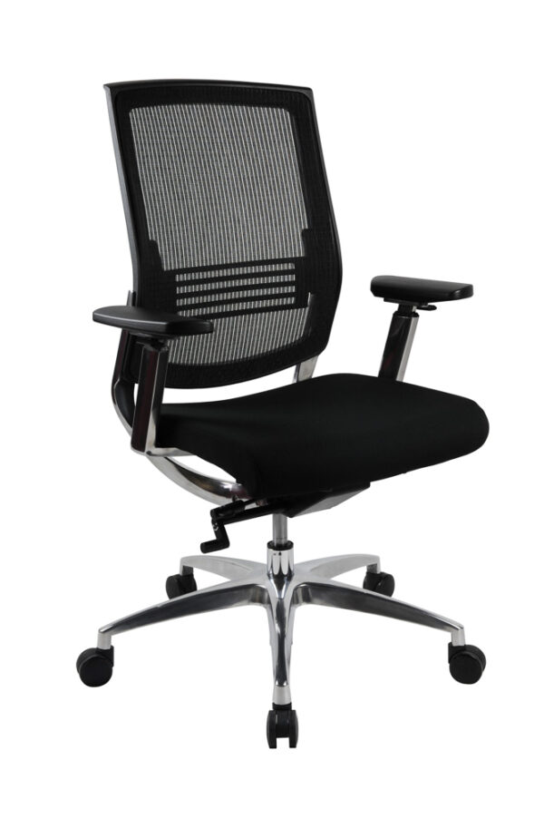 GOPZ-W14MBK FOCUS Series Mesh Chair – Medium Back - Image 11