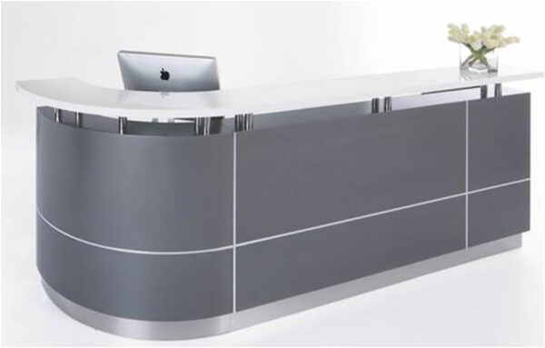 EXECUTIVE RECEPTION COUNTER (J-Shaped) GOP-EXECUTIVE-LHS/RHS - Image 4