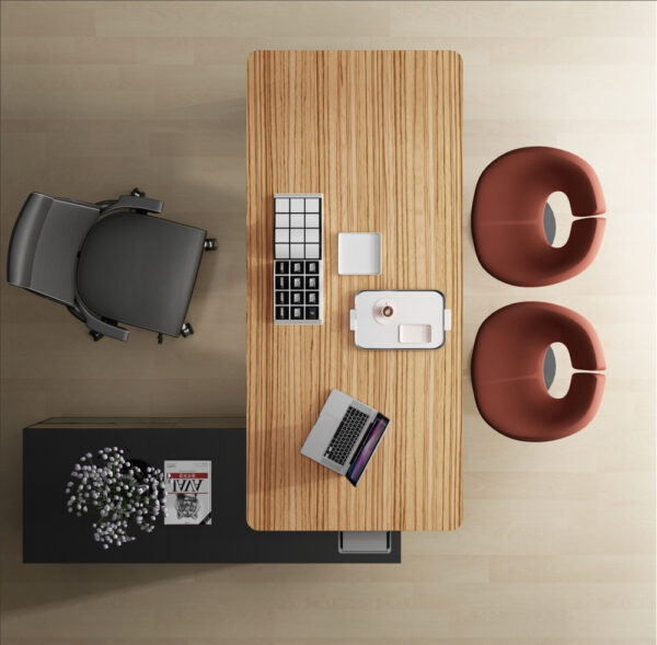 NOVARA EXECUTIVE DESK WITH RETURN - Image 4