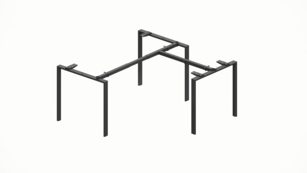 WorkSmart Series Single Corner Workstation U-Frame - Image 3