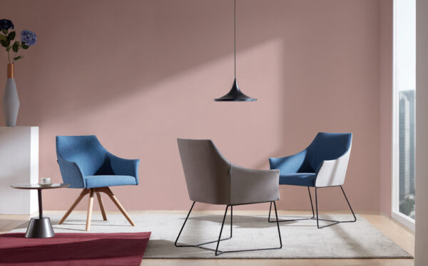 GOPSF31F/33F BL/CHA/LB/BK/LG/BG/RD/AQ/LL/OG/YL/CG TULIP Tub Chair - Image 5