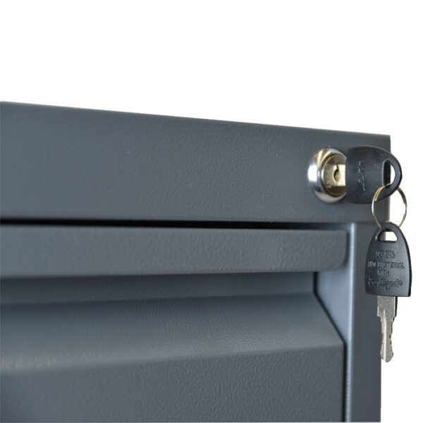 3 Drawer Metal Filing Cabinet - Image 9