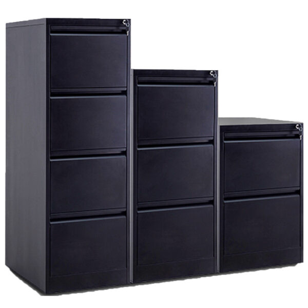 3 Drawer Metal Filing Cabinet - Image 2
