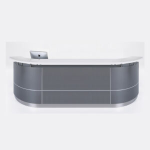 EXECUTIVE RECEPTION COUNTER (C-Shaped) GOP-EXECUTIVE-C