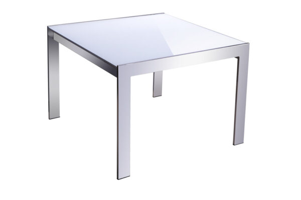 FORZA SQUARE COFFEE TABLE GOPJ-CT06GLSBK/WH - Image 2