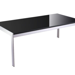 FORZA RECTANGULAR COFFEE TABLE GOPJ-CT12GLSBK/WH