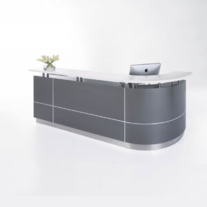 EXECUTIVE RECEPTION COUNTER (J-Shaped) GOP-EXECUTIVE-LHS/RHS