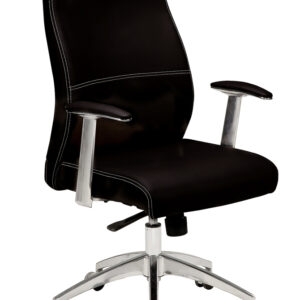 GOPL-E20MBK CONTI PU Chair – Medium Back
