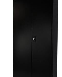 2 Door Stationery Cupboard Steel 4 Adjustable Shelves