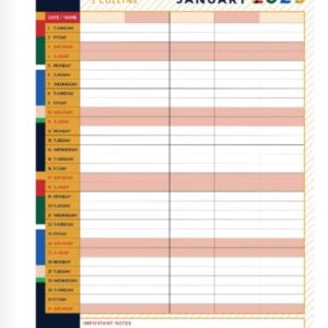 WALL CALENDAR 2026 COLLINS A3 EDGE MIRA MONTH TO VIEW