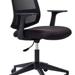 Mondo Mesh Medium Back Office Chair Ergonomic with Arms & Black Padded Seat Last x4 in Stock in Vic Warehouse