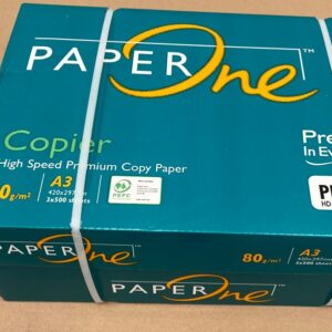 Paperone Green A3 white 80gsm Premium Copy paper x 1 Box