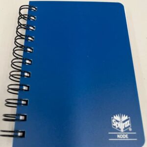 SPIRAX KODE A6 P962 NOTEBOOK BLUE 400 PAGES HARD COVER LAST X4 IN STOCK