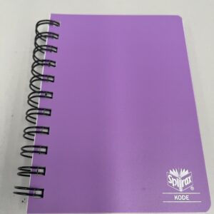 SPIRAX KODE A6 P962 NOTEBOOK PURPLE 400 PAGES HARD COVER LAST X5 IN STOCK