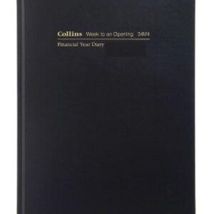 Diary Collins Financial 34M4.P99-2727 A4 Week To An Opening 60 Minute Black 2026-2027