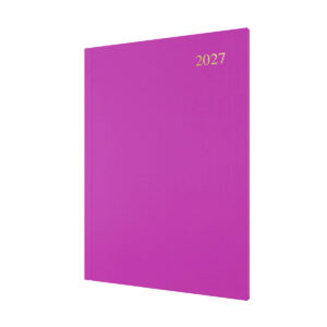 DIARY 2027 COLLINS ESSENTIAL A4 ESSA43.50 WEEK TO VIEW PINK