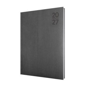 DIARY 2027 DEBDEN SILHOUETTE A4 S4100.P98 1 Day to Page CHARCOAL
